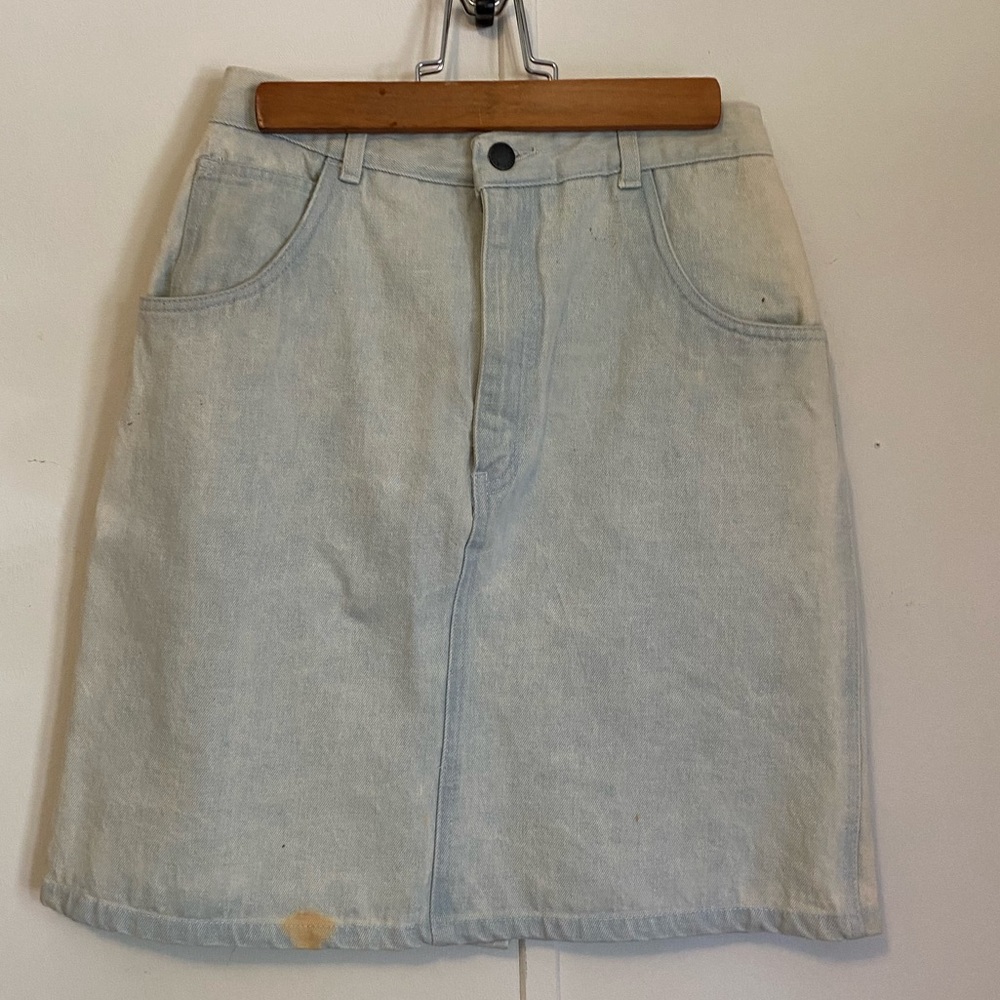 Vintage 1980s Together Denim Midi Skirt